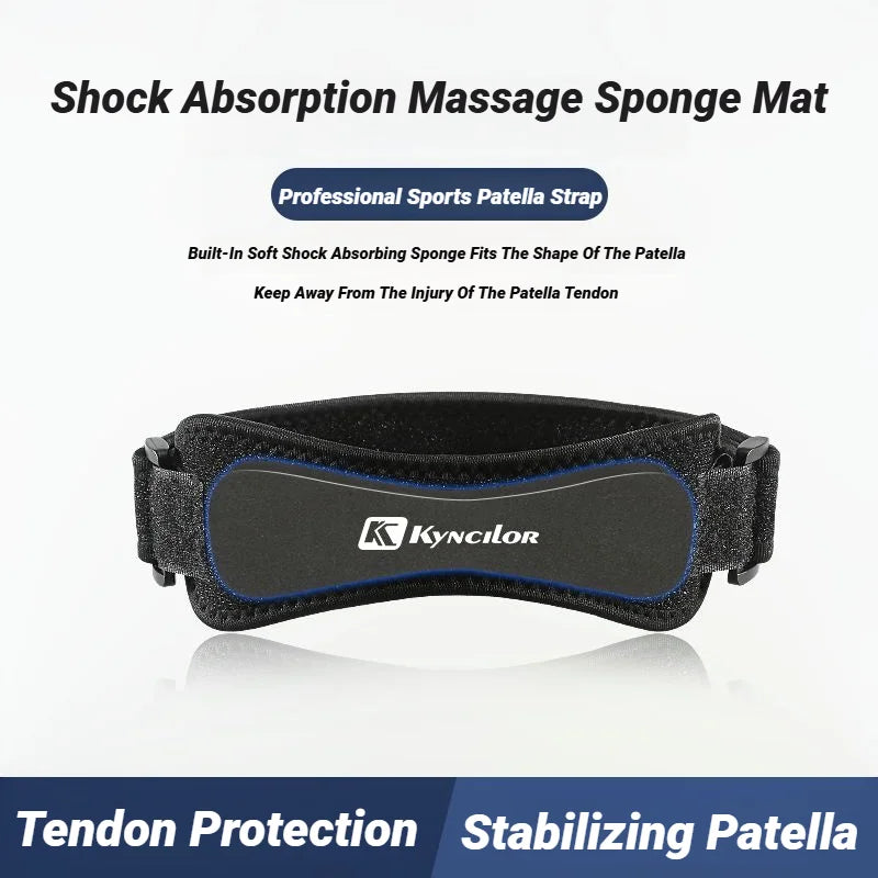 Patella Band Protection Kneecap Knee Tendon Support Strape Brace Adjustable Absorption Compression Pad Basketball