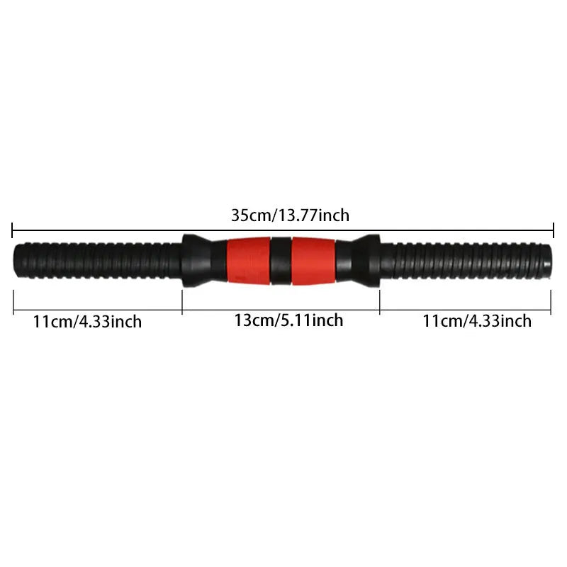 Dumbbell rod universal connecting rod changed into barbell kettle bell handle fixing nut accessory body-building male household