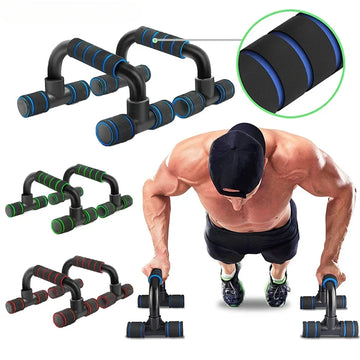 1 Pair U-Shaped Push-Up Bars – Non-Slip Hand Grip Chest & Muscle Training Equipment for Home Gym Bodybuilding and Fitness