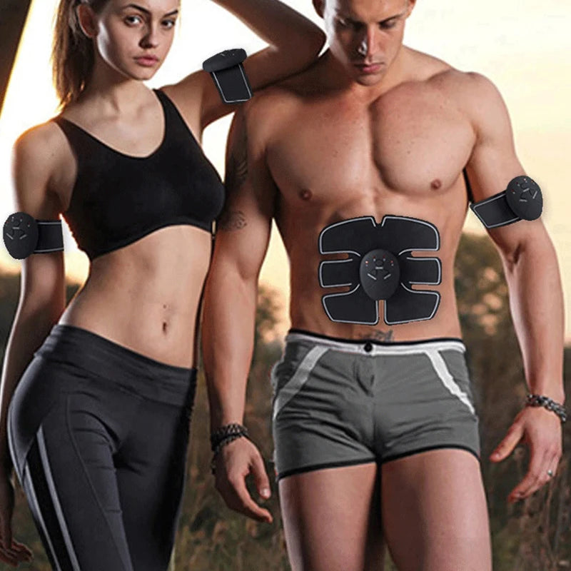 EMS Muscle Stimulator Abdominal Muscle Slimming Massager Hip Training Fitness Fat Burning Buttocks Arm Abdomen Trainer Apparatus